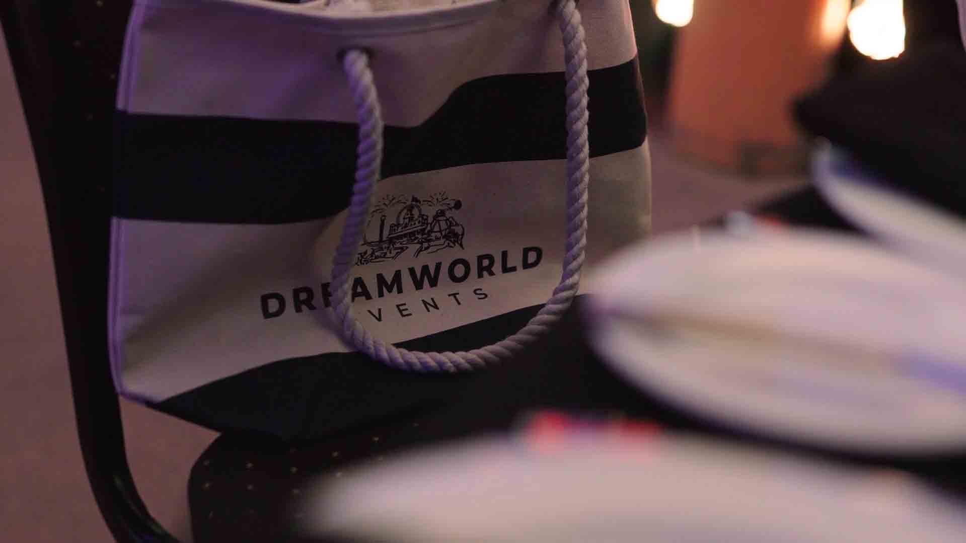 Still from the Dreamworld, WhiteWater World Dinner film by Bleo