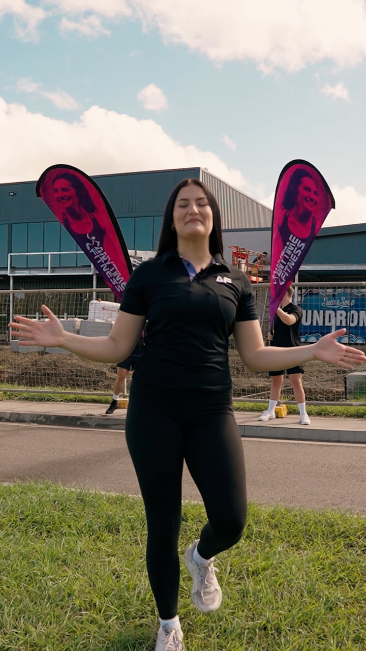 Still from the Anytime Fitness, Beaudesert Launch Content film by Bleo