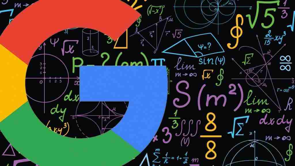A picture of Googles Algorithm