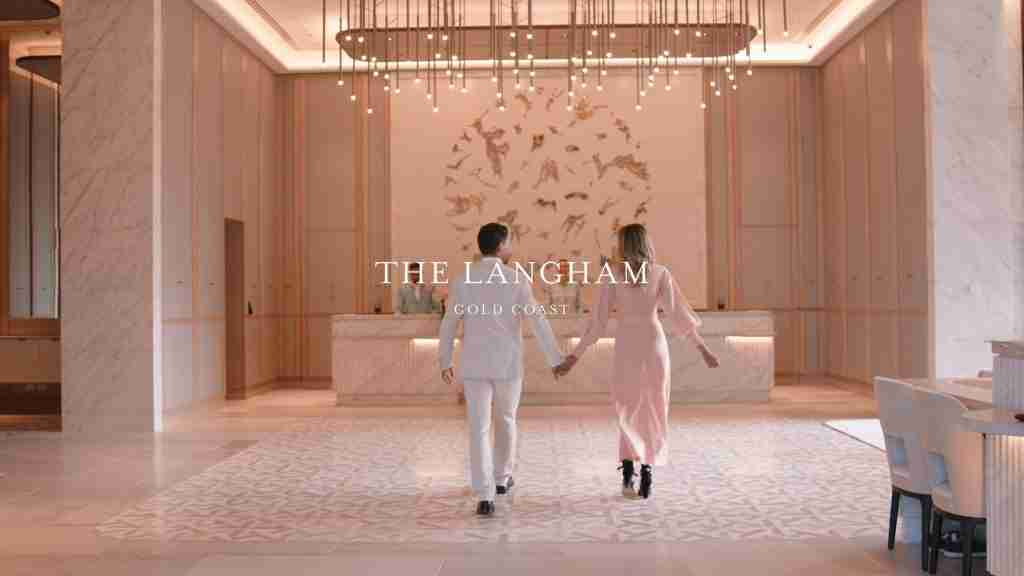 Still from the The Langham Gold Coast, Social Content film by Bleo