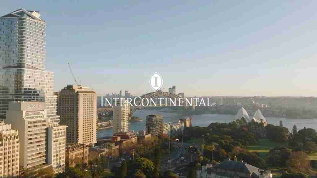 Still from the InterContinental Sydney film by Bleo