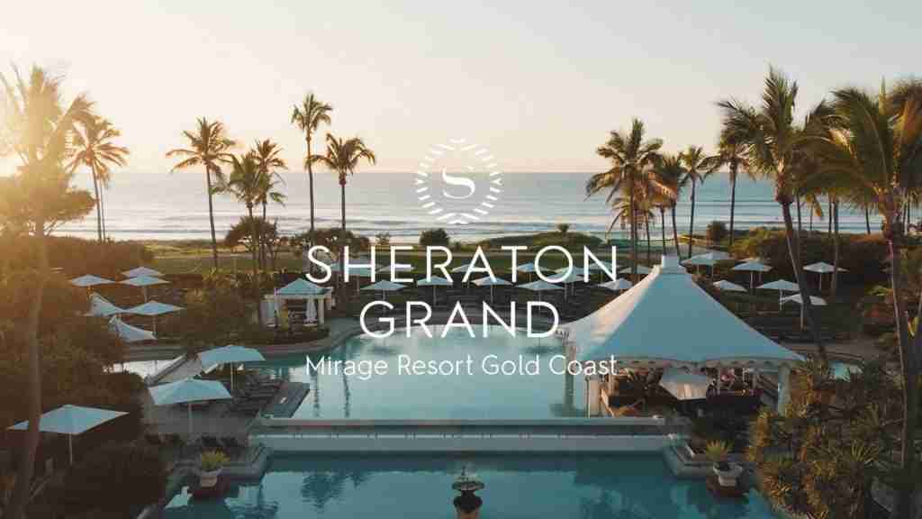 Still from the Sheraton Grand Mirage Resort film by Bleo