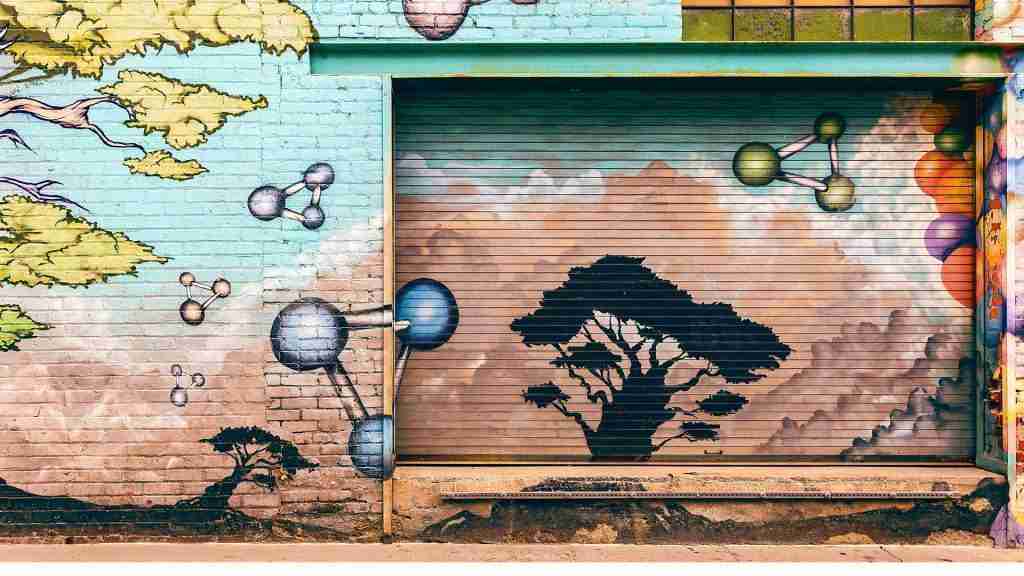 Picture of street graffiti Muriel