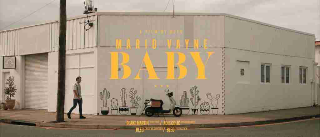 Still from the Mario Vayne, Baby film by Bleo