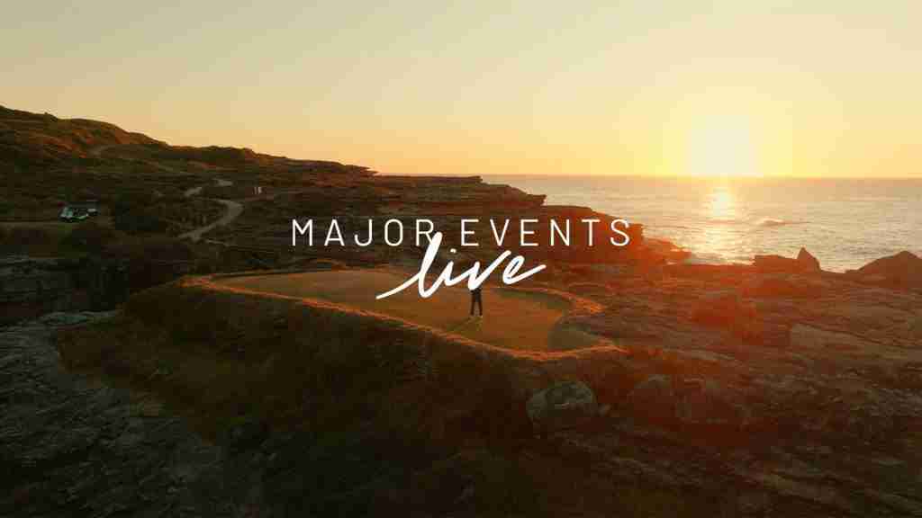 Still from the Major Events, Golf Tour film by Bleo
