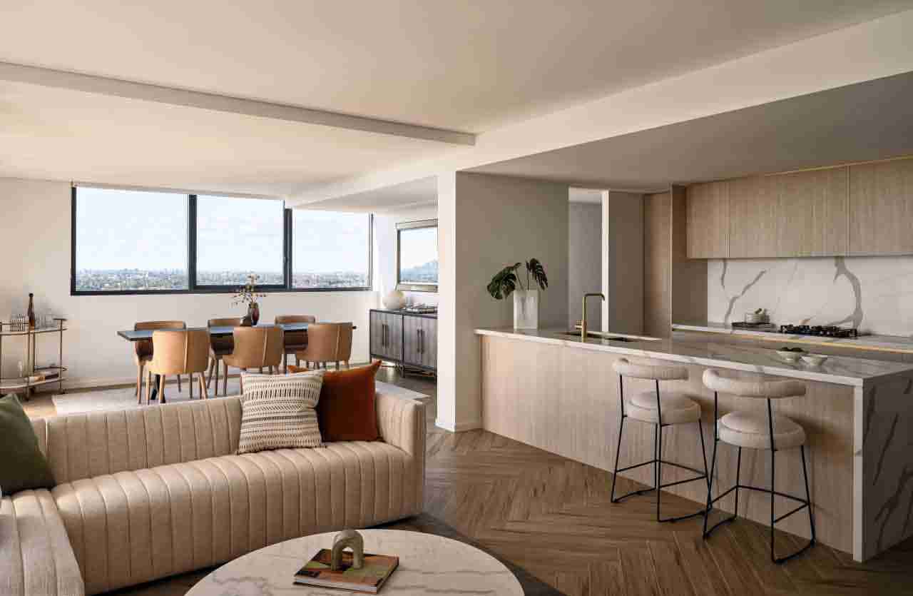 Outdoor property photography for Conquest Soho 1703 development by Bleo